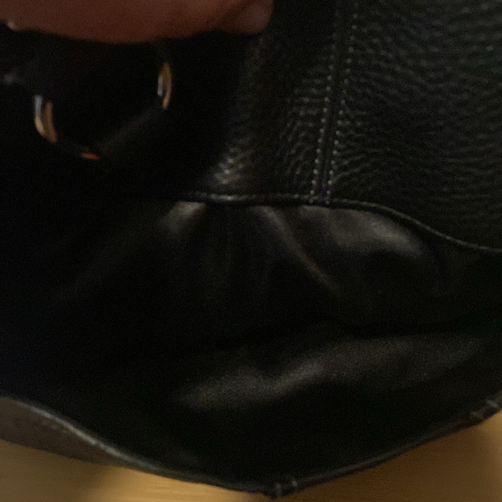 COACH🖤Penelope Black🖤Pebbled Leather Three Compartment Satchel/Like New - Picture 8 of 16